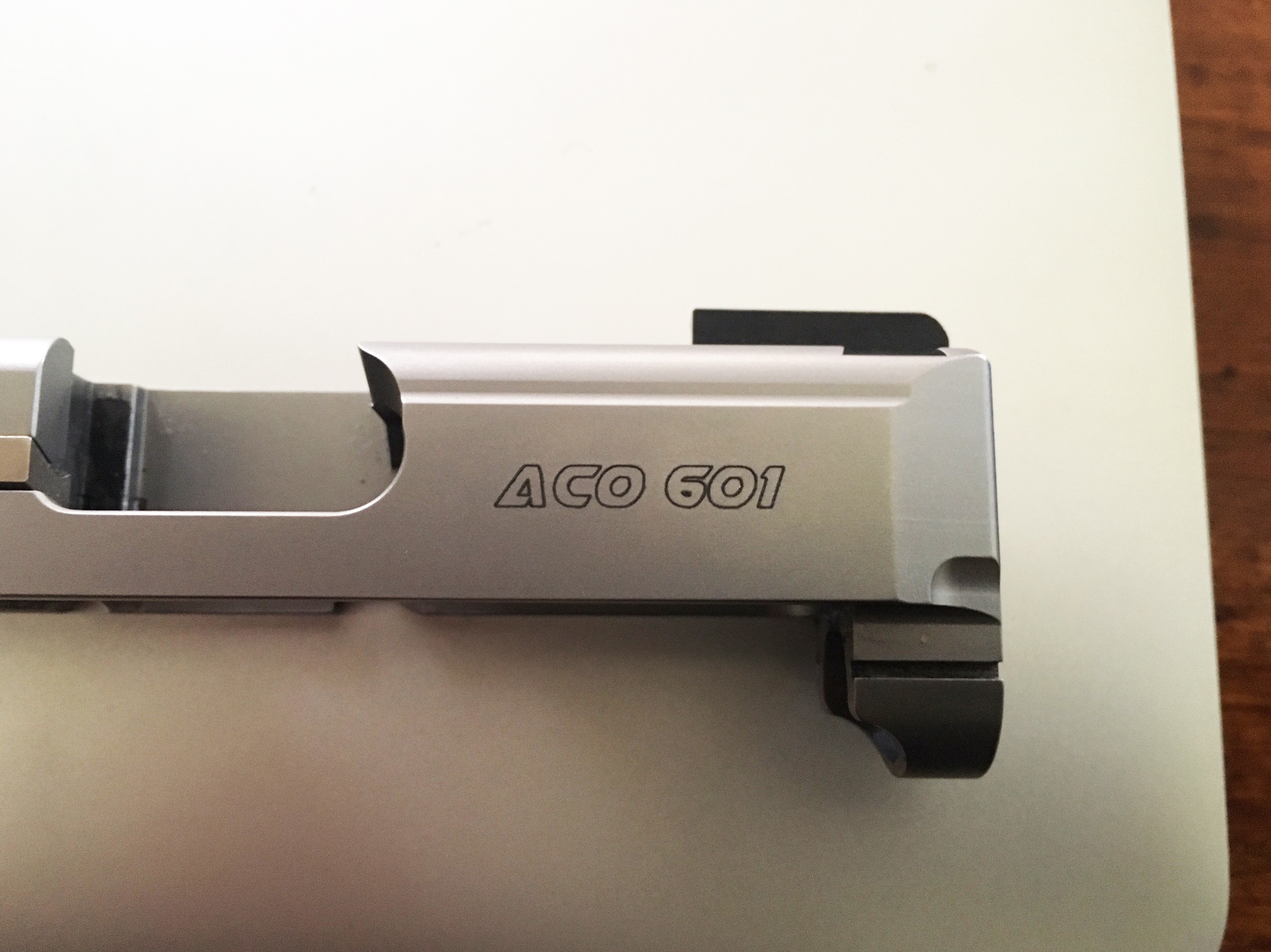 fiber laser marked gun