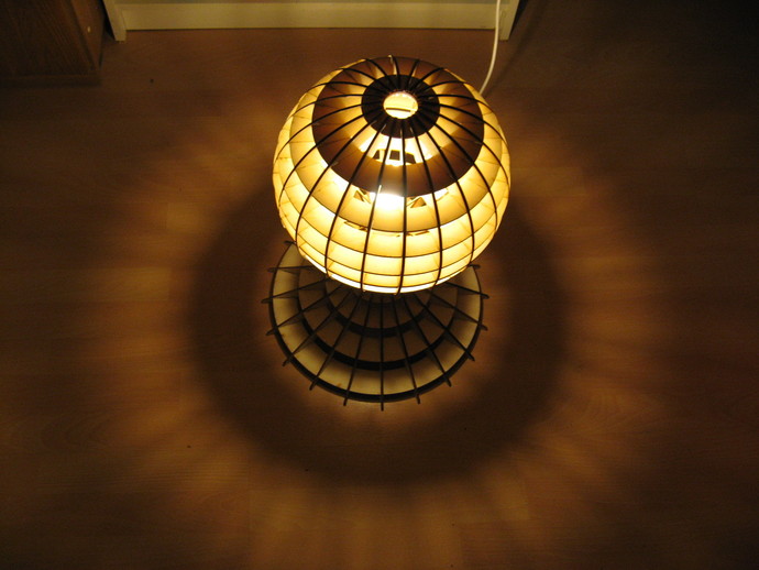laser cut lamp