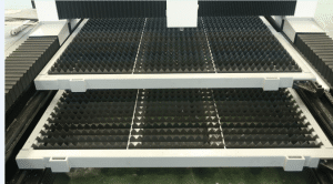 Figure 4 Exchange Platform of MORN LASER Fiber Laser Cutting Machine