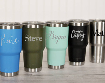yeti mugs laser engraving