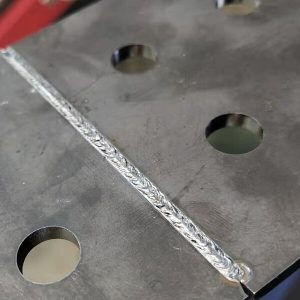 Carbon sheets welding sample 2