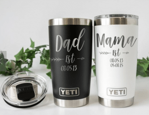 engraved yeti mugs