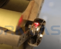 MORN fiber laser marking machine inside and outside ring marking