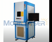 Marking black on white plastic with 30W MORN Fiber Laser Marking Machine