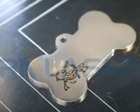 Morn Fiber laser marking machine for customizing metal dog tag